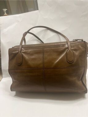 Hobo Classic Brown Leather Tote Bag - Women's Handbag “ Read Call Outs”